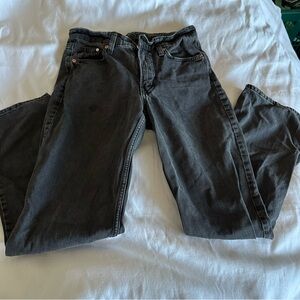Black Baggy Low Waist Jeans